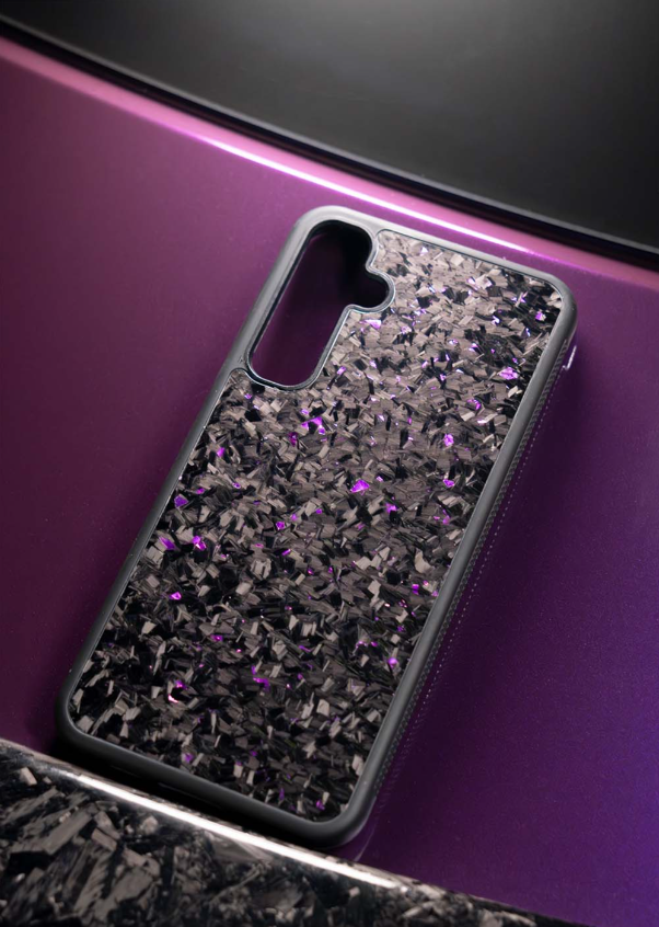 Funda de carbono forjado para Samsung Series A
