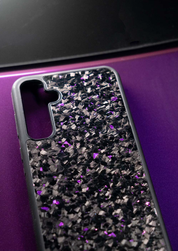 Funda de carbono forjado para Samsung Series A