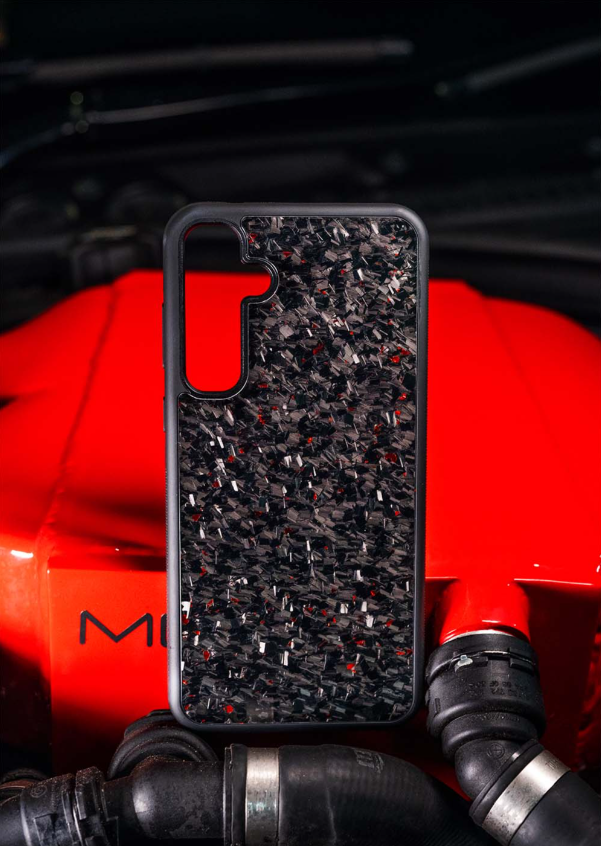 Funda de carbono forjado para Samsung Series A