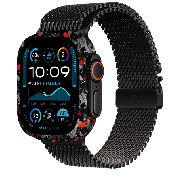 Funda Premium de Carbono Forjado para Apple Watch