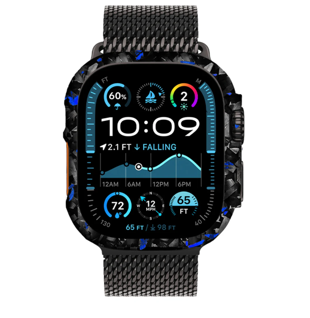 Funda Premium de Carbono Forjado para Apple Watch