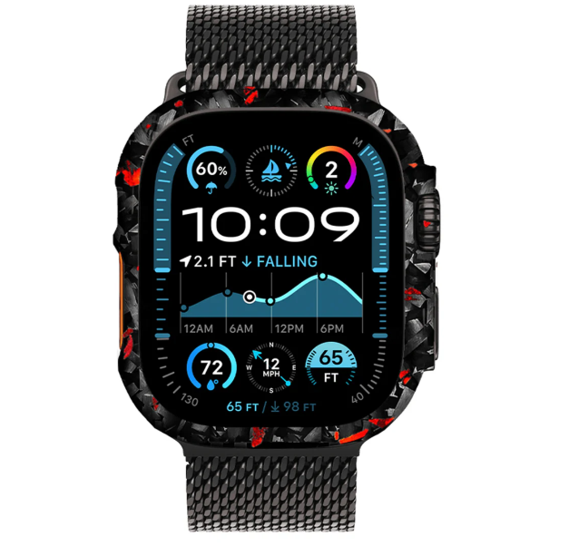 Funda Premium de Carbono Forjado para Apple Watch
