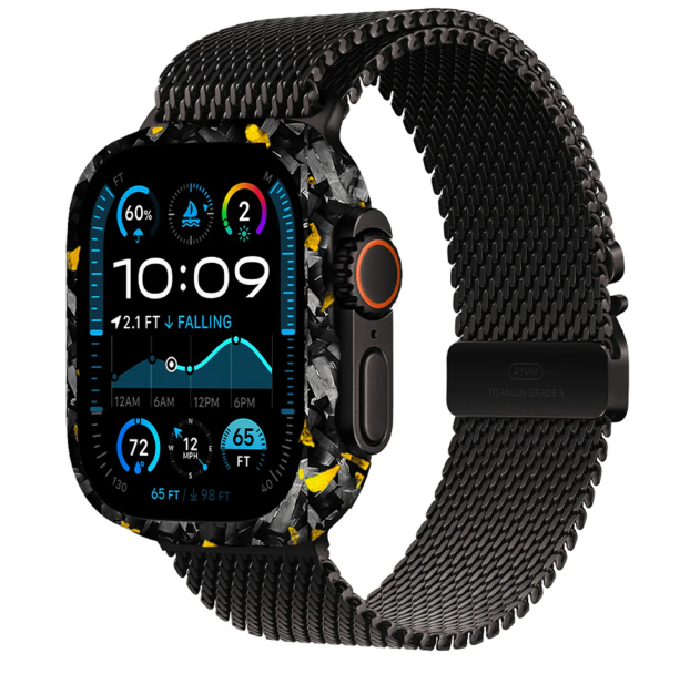Funda Premium de Carbono Forjado para Apple Watch