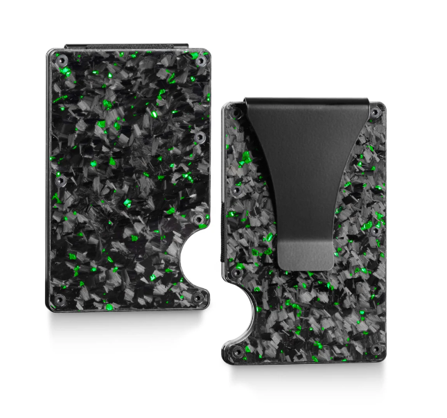 Billetera Premium de carbono forjado