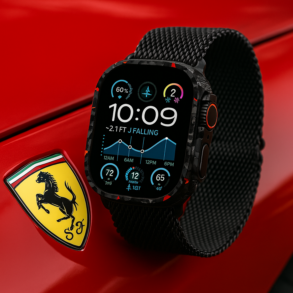 Funda Premium de Carbono Forjado para Apple Watch
