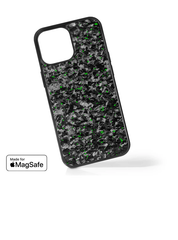 Fibra de carbono forjada verde / iPhone 16 Pro Max